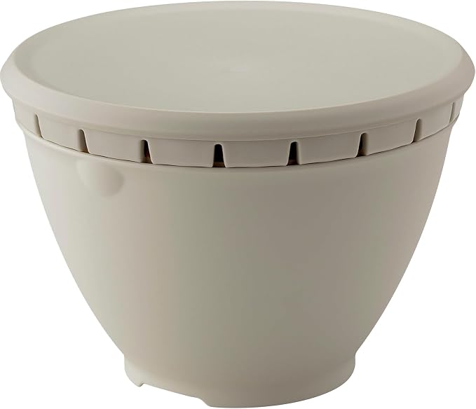 RISU GLIB117 Squirrel N Rivelarista Ball Colander Set L Gray Made in Japan Microwave Safe 8.7 inches (22 cm)