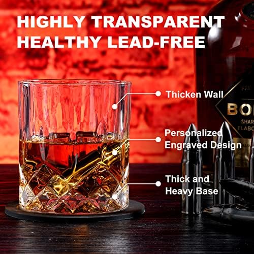 Whiskey Gifts for Men Husband, Anniversary Birthday Bourbon Gifts for Him