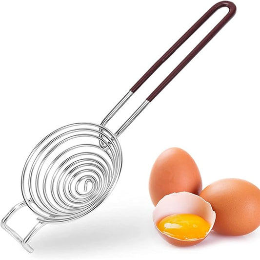 Egg Separator Egg Yolk White Separator Stainless Steel Egg White Yolk Sifting Filter Egg Divider Kitchen Tool for Baking/Cooking