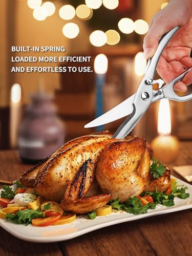 Heavy Duty Kitchen Scissors, Stainless Steel Ultra Sharp Shears