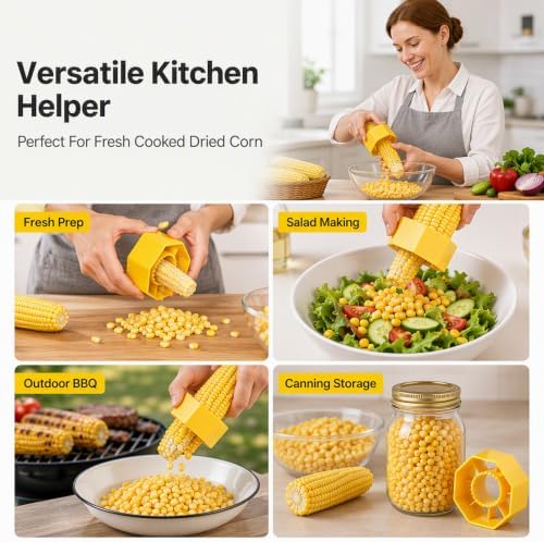 Portable Manual Corn Stripper Tool for Kitchen and Outdoors