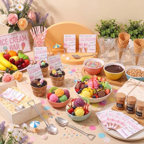 12 Sets Teacher Ice Cream Shovel Gifts Teacher Appreciation Gifts