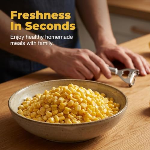 Corn Peeler for Corn on the Cob, Stainless Steel Corn Cob Stripper, Corn on Cob Remover Corn Cob Stripper (1PC-1)