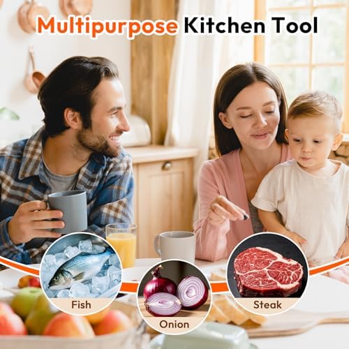 Upgraded Onion Holder for Slicing, Stainless Steel Lemon Slicer Onion Cutter for Slicing, Vegetable Cutter for Potato and Tomato Avocados Eggs Meat Kitchen Chopper Slicings Assistant Tool (3 Pack)