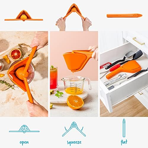 Dreamfarm Fluicer Fold-Flat Citrus Juicer - Orange