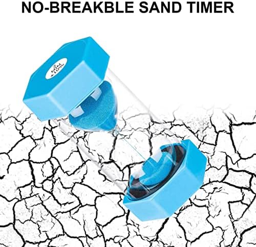 SuLiao 10 Minute Sand Timer Hourglass: Plastic Sand Clock 10 Minutes,Large Blue Sand Watch 10 Min,Reloj De Arena,Colorful Hour Glass Sandglass for Kids, Games, Classroom, Kitchen, Decorative