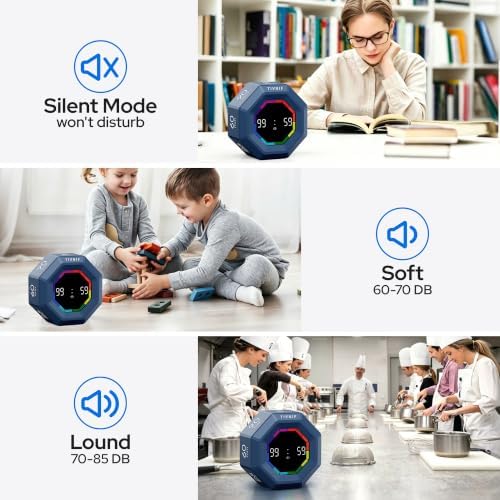 Visual Timer for Kids Kitchen Timer Pomodoro Magnetic Visual Countdown