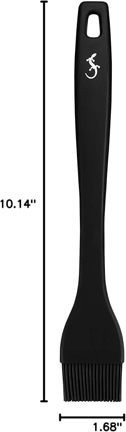 Lurch Germany Smart Tool Silicone Baking Brush Durable Practical Heat Resistant Kitchenware Kitchen Tool / 10 Inches / 25.5 cm - Black