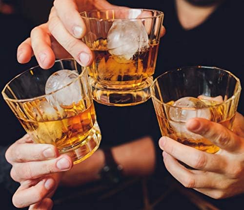 Silicone Ice Ball Molds with Built-in Funnel for Whiskey,Set of 2