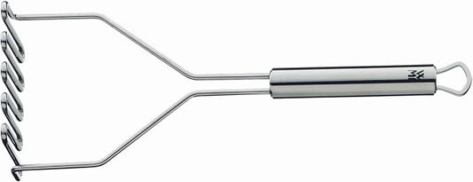 WMF Potato Masher 29 cm Profi Plus Cromargan Stainless Steel Partly Matt Dishwasher Safe, Red, 29 x 10 x 5.9 cm