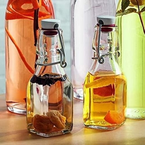 Bormioli Rocco Swing Bottles, 4.25 Oz - Clear, Set of 4