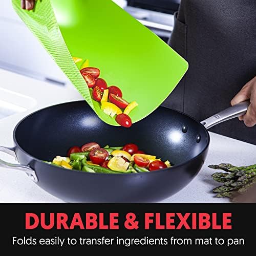 Bamboo Cutting Board Set with 6 Mats, Wood Cutting Boards for Kitchen