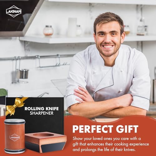 Rolling Knife Sharpener | Kitchen Knife Sharpening Kit