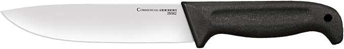 Cold Steel Scalper Knife | 6" Durable German 4116 Stainless Steel Fixed Blade Knife with Non-Slip Kray-Ex Handle | Precision Cutting Tool for Chefs, Butchers & Outdoor Use | Commercial Series