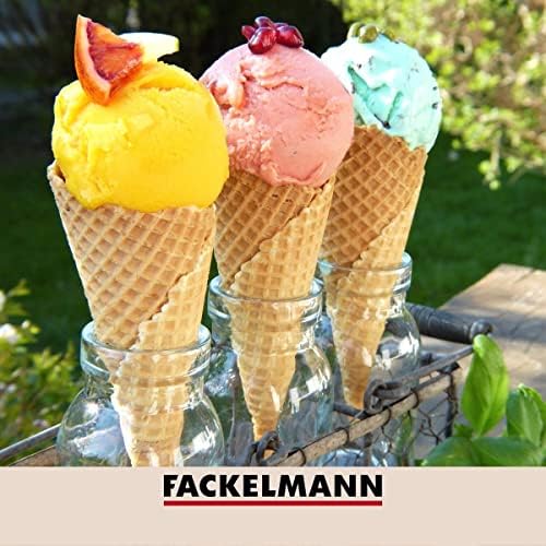 Fackelmann 7.9" Plastic/Stainless Steel Ice Cream Scoop, Silver