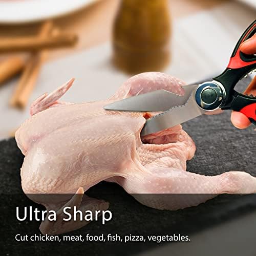 Kitchen Scissors 2 Pack Shears All Purpose Heavy Duty Sharp for Food