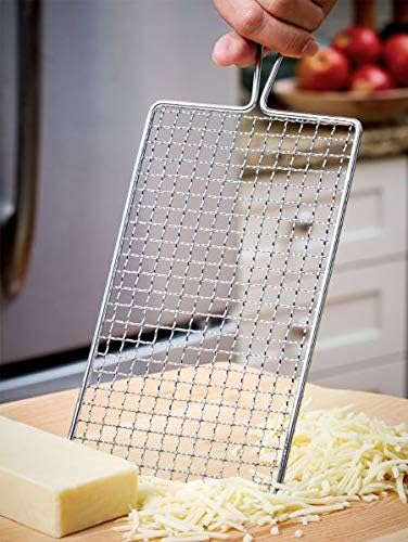 Better Houseware Safety Cheese Grater Best for Parmesan Cheese, Vegetables, Boiled Eggs - Cheese Shredder Multifunctional Graters for Kitchen