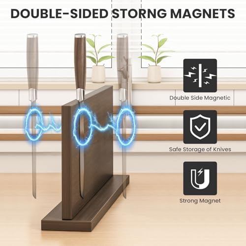 THMINS Large Magnetic Knife Holder, 16 x 9 Inch Magnetic Knife Block