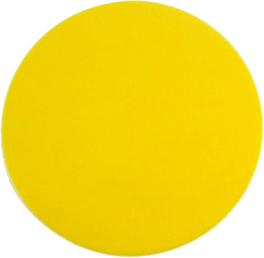 Set of 3, Silicone Jar Grip, Multi-purpose Jar Gripper Pads Bottle Lid Openers Round Kitchen Coasters (Yellow)