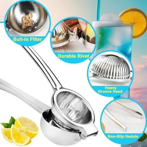 Lemon Squeezer Manual Heavy Duty Stainless Steel Lemon Juicer