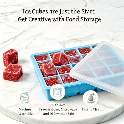 1 Tbsp Silicone Freezer Molds, Silicone Food Freezer Tray