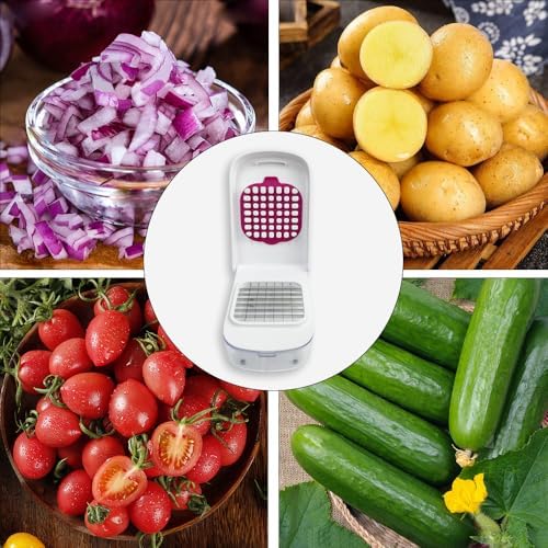 Vegetable Chopper with Container | Mandoline Slicer for Kitchen | Onion Slicer and Dicer Chopper | CrazyHome Kitchen Gadgets
