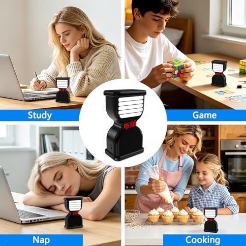 Digital Hourglass Timer for Productivity, Visual Countdown with Flight Flow