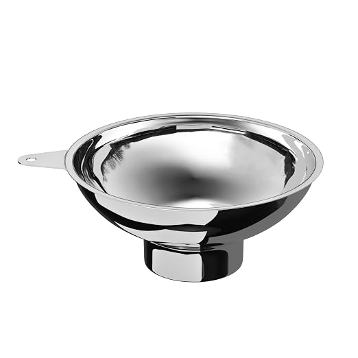 Serinar 5.7 in X 2.26 in Caliber Stainless Steel Canning Funnel for Regular Caliber Mason Jars - Kitchen Filling Funnel (Without Filter)