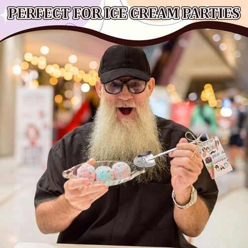 24 Sets Fathers Day Gifts Bulk Dad's Ice Cream Shovel Gifts