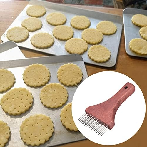 uxcell Stainless Steel Meat Tenderizer, Meat Mallet Needle Nails Kitchen Tools for Tenderizing Meats Steak Fish Chicken, Red