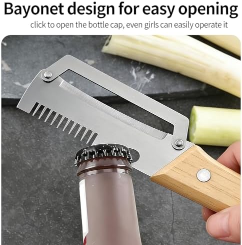 Multi-functional Vegetable Peeler for Kitchen, julienne peeler stainless steels, Multi Function Peeler Knife Set, Serrated Peeling Knife Peeler (6pcs)