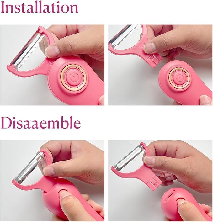 3-in-1 Electric Peeler | Auto Blade for Fruits/Vegetables