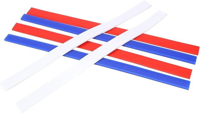 Rolling Pin Guides Strips, Non Stick Silicone Dough Measuring Rolling Pin, Safe Dough Thickness Guides for Noodles Biscuits Pies Baking Fondant Tools, 15in