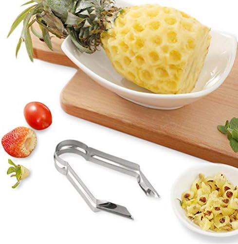 Strawberry Huller 3pcs Eye Clip Strawberry Corer Cutter Fruit Corer Stem Puller Pineapple Gadget Carrot Vegetable Fruit Repairer Tool Vegtable To Stalk Remover