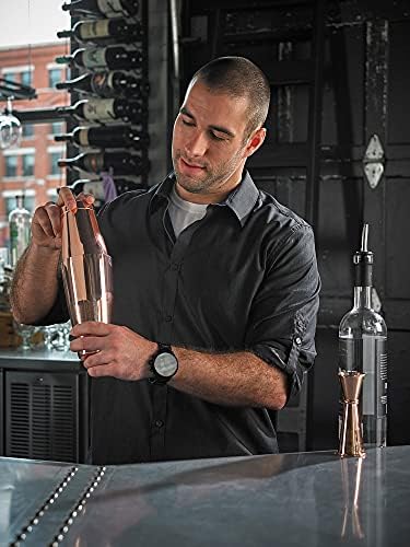 Barfly Shaker Cocktail Tin, Set (18 oz and 28 oz), Copper