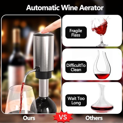 Electric Wine Aerator Wine Decanter Set Automatic Wine Dispenser Wine