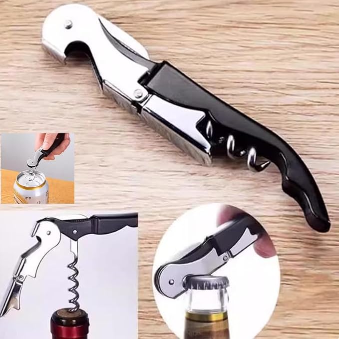 4 Pieces Jar Opener Multi Function Bottle Opener Kit Can Opener with Non Slip Gripper Pad