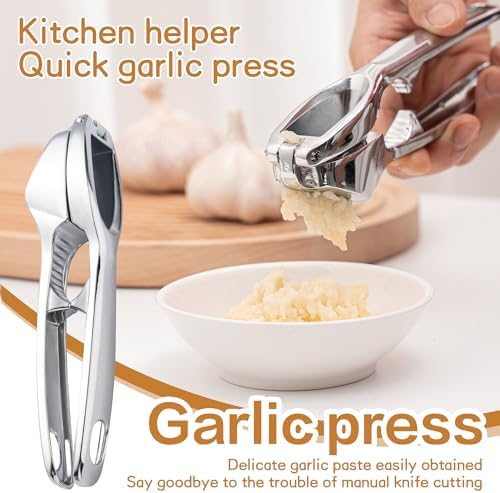 Kitchen Premium Garlic Press - Zinc Alloy