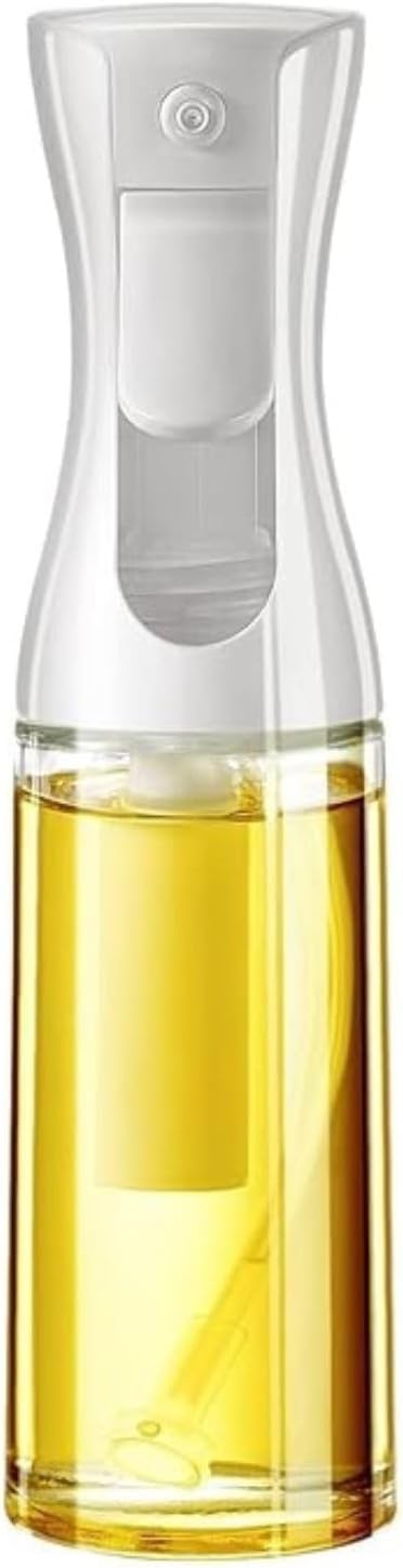 Oil Spray Bottle for Cooking, Premium Glass 2 In 1 Oil Dispenser for Kitchen, Food Grade Oil Sprayer Containers with Nozzle, Oil Bottle for Air Fryer, Roasting and Frying 500 ML (Multicolour)