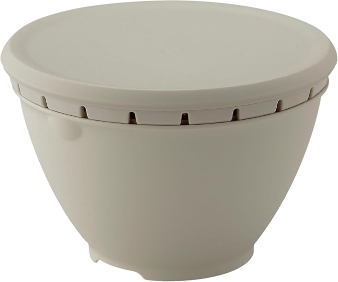 RISU GLIB114 Squirrel N Rivieralista Ball Colander Set S, Gray, Made in Japan, Microwave Safe, 7.1 inches (18 cm)