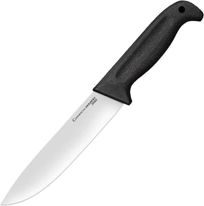 Cold Steel Scalper Knife | 6" Durable German 4116 Stainless Steel Fixed Blade Knife with Non-Slip Kray-Ex Handle | Precision Cutting Tool for Chefs, Butchers & Outdoor Use | Commercial Series