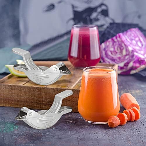 Lemon Juicer, Manual Lemon Squeezer Portable Lime Juicer, Fish Shape Hand Press Juicer for Orange Lemon Lime Pomegranate (bird, 1pcs)