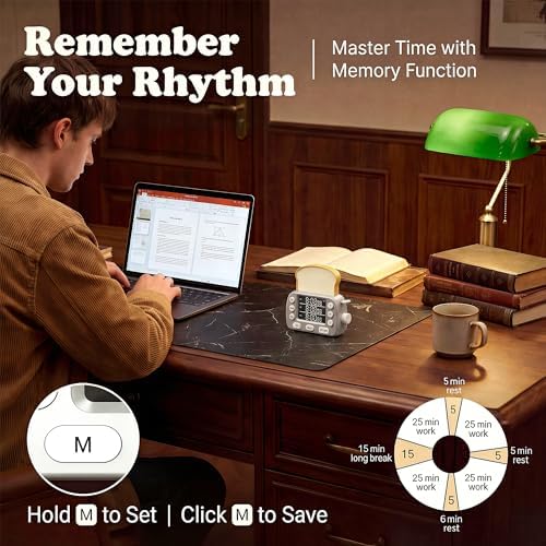 Digital Kitchen Timer for Cooking - 3-Channel Magnetic Countdown Timers with Memory Preset for Baking, Toaster, Eggs Includes Memo Notes (Silver)