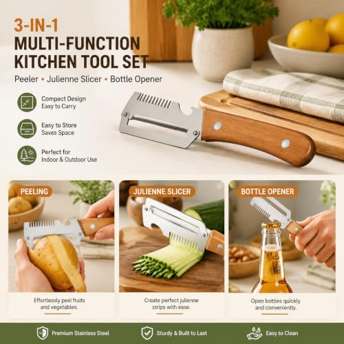 Vegetable Peeler Set Multi-Function Potato & Fruit Peeler Tool-5pcs