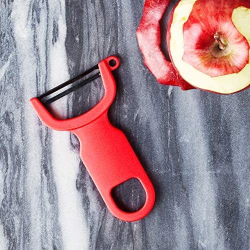 Mercer Culinary Y Swiss Peeler, Red (Pack of 2)