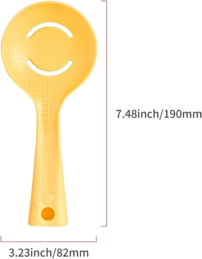 Egg Yolk Separator & Masher 5-in-1 Multi-Function Kitchen Spoon for Potato Mashing, Garlic Mashing, Egg Separating – Self-Standing & Hangable Design