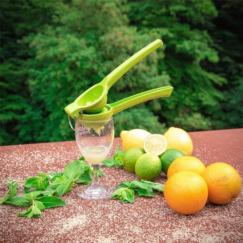 Cilio Limetta Polished Metal Manual Citrus Squeezer, Citrus Press for Limes