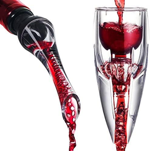 Wine Aerator Pourer and Omni Wine Aerator Bundle by Vintorio