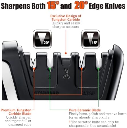 SHARPAL 104N 5-in-1 Professional Knife & Scissors Sharpener