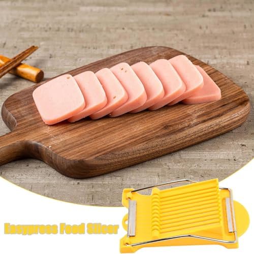 Cheese Slicer Cutter Tool | Luncheon Meat Slicer | Tomato Slicer Kit, Stainless Steel Luncheon Meat Slicer, Handheld Quick Slicer Evenly Strong For Cheese, Ham, Avocado, Hot Dogs